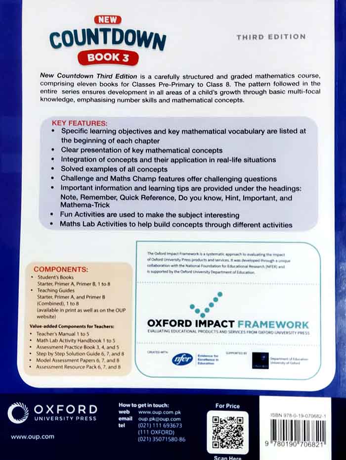 Oxford New Countdown Book For Class 3 Third Edition