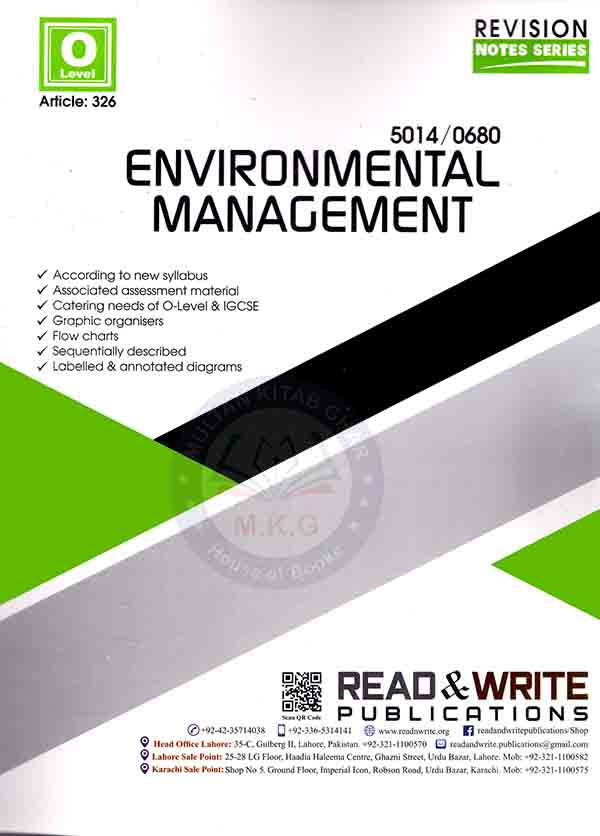 O Level Environmental Management 5014/0680 Workbook
