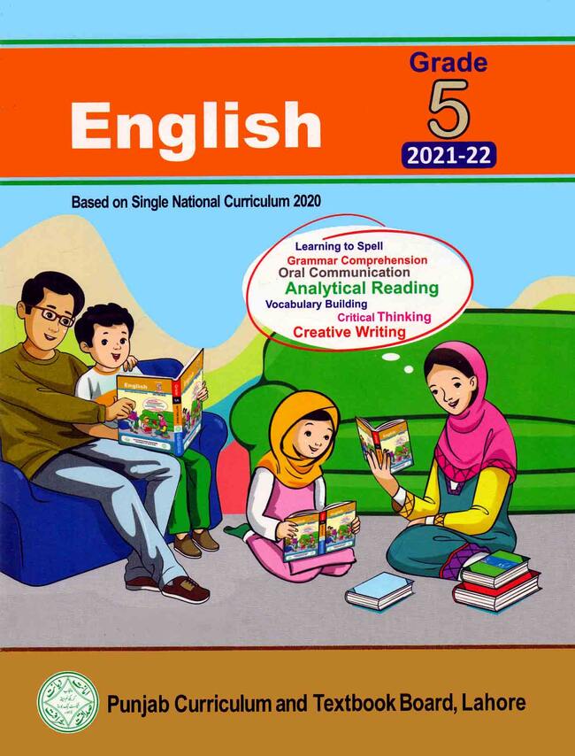 Punjab Text Book Of English For Grade 5th Edition 2012122