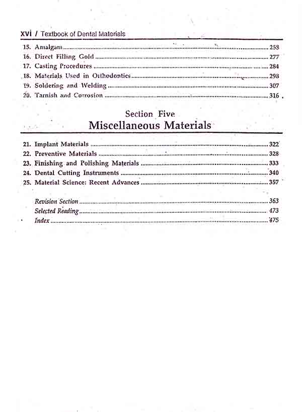 Textbook Of Dental Materials By Sharmila Hussain