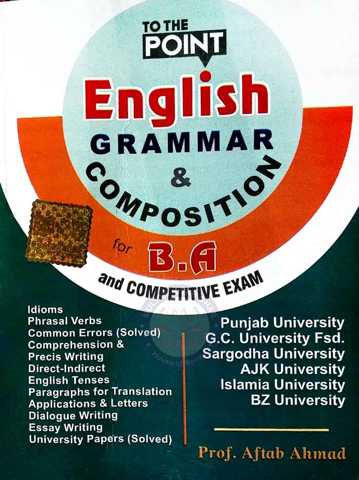 To The Point English Grammar & Composition Book For B.A